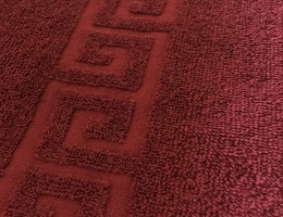 Полотенце махровое бордовое - Интернет-магазин текстильных изделий Ивстиль Тек