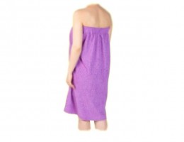 Набор махровый для сауны (женский) фиолетовый - Интернет-магазин текстильных изделий Ивстиль Тек